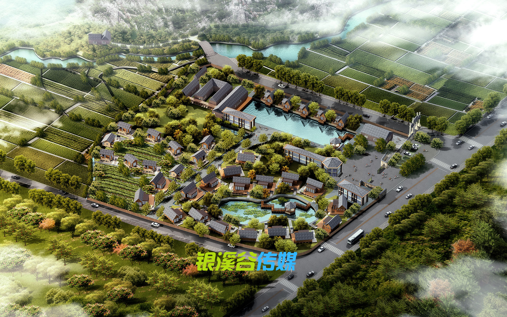 景观效果图(图3)